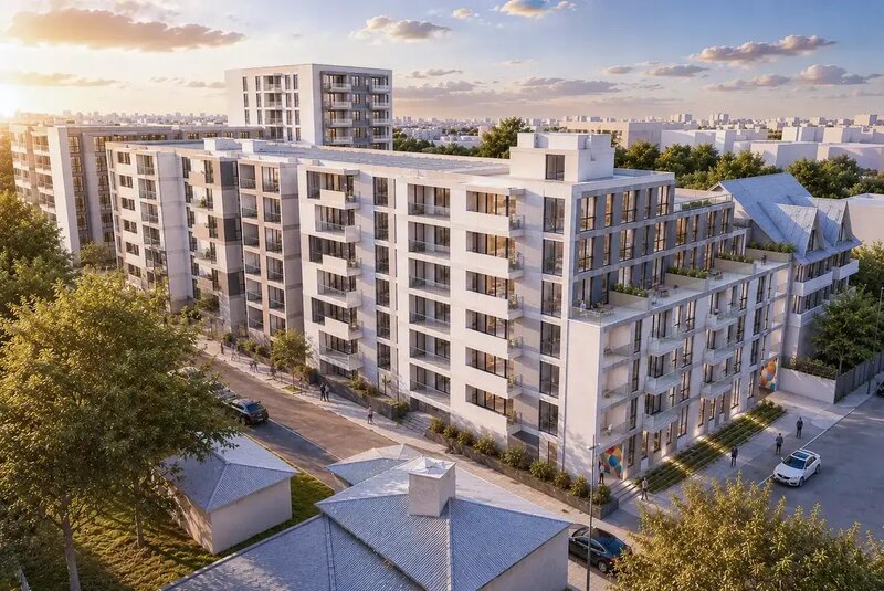 Ghica Apartments, faza ll, 2 camere, ansamblu nou,